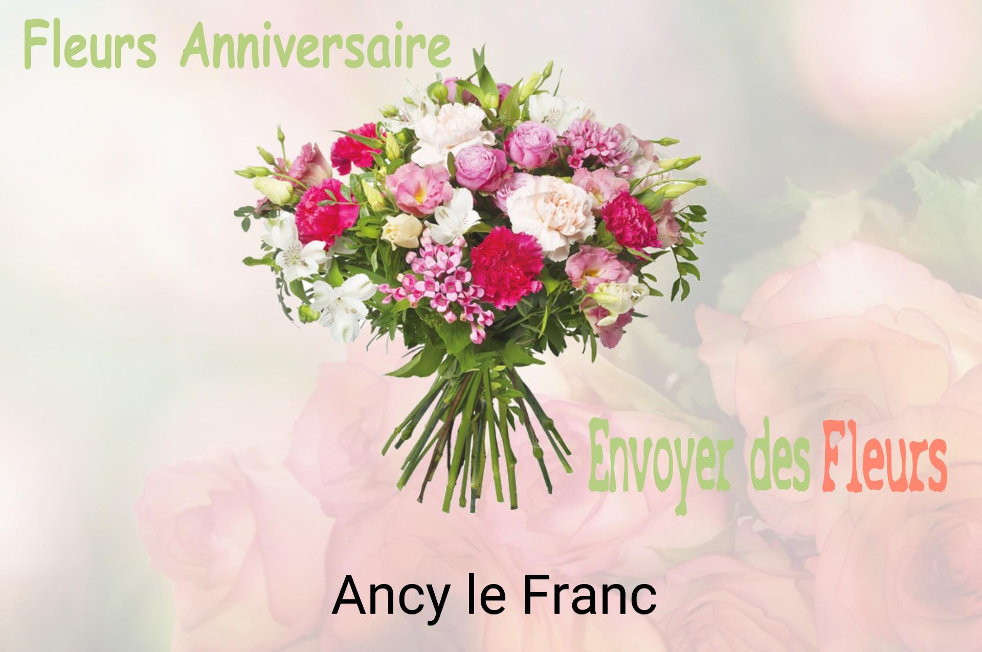 Bouquet de fleurs d’anniversaire livré à Ancy-le-Franc