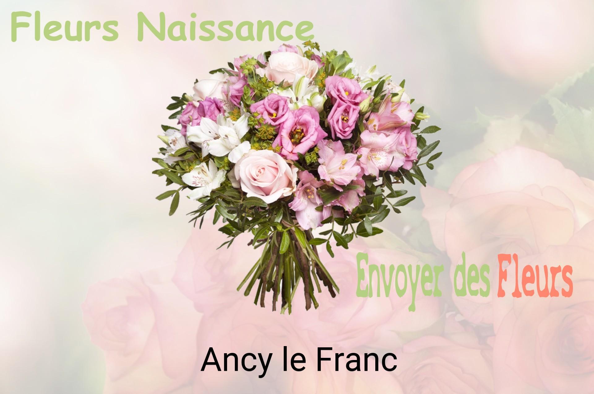Bouquet de fleurs de naissance livré à Ancy-le-Franc